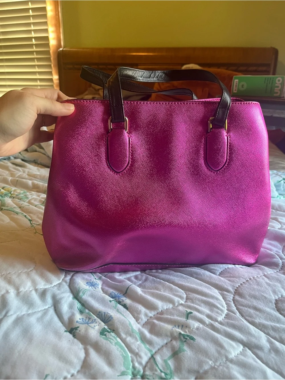🌟 METALLIC BAJA ROSE 🌟  Kate Spade Evangelie Satchel